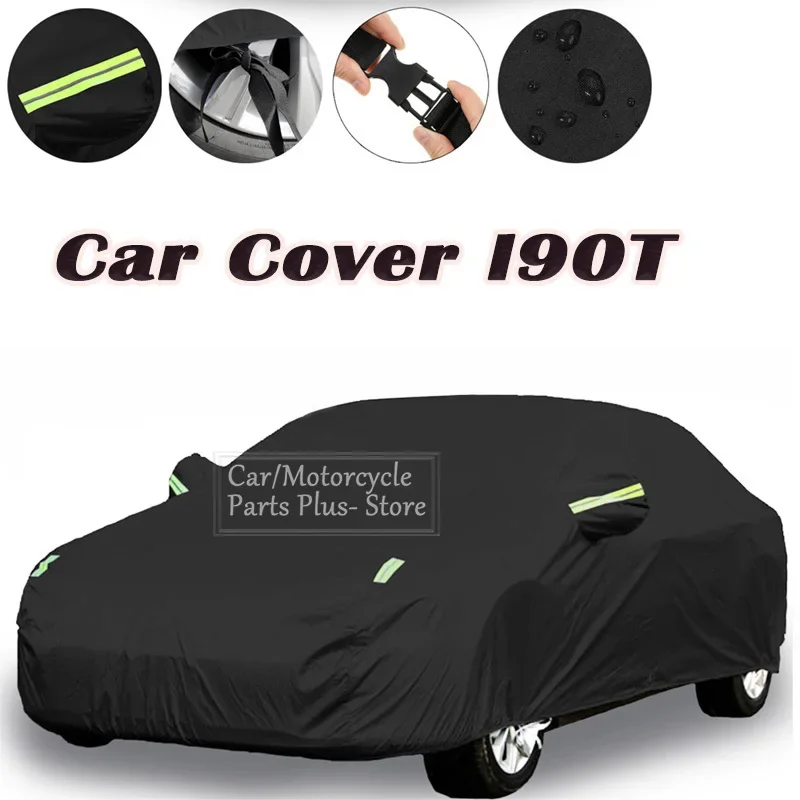 Universal 190T CAR pokrýva snehový vodotesný stan kempingu pre autá s kapacitou vozidla Sedan Car Zipper Design