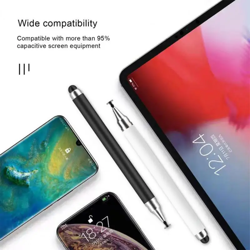 Universal 2 v 1 pero pero pre iOS Android Touch Pen Výkres kapacitnej ceruzky pre inteligentný telefón tabletu iPad