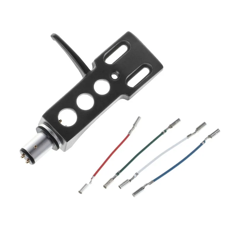 Universal 4 -P -PIN TORLEBLID HEADSHELL s drôtmi na výmenu kazety pre držiak na stylus pre LP Vinyl Record Player Phono Accessories