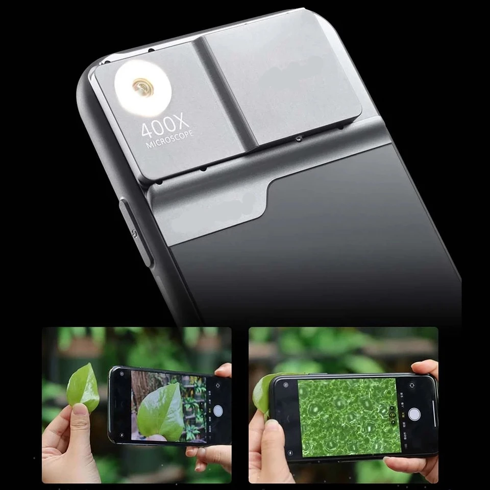 Universal 400X Mikroskop Phone Kits Drobné a prenosné pre iPhone 11 12 13 14 Pro Max