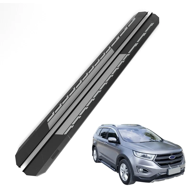 Universal 4x4 SUV Aluminium Auto Side Step Running Board pre Toyota 4Runner Fortuner FJ Cruiser Prado Rush Chr Highlander