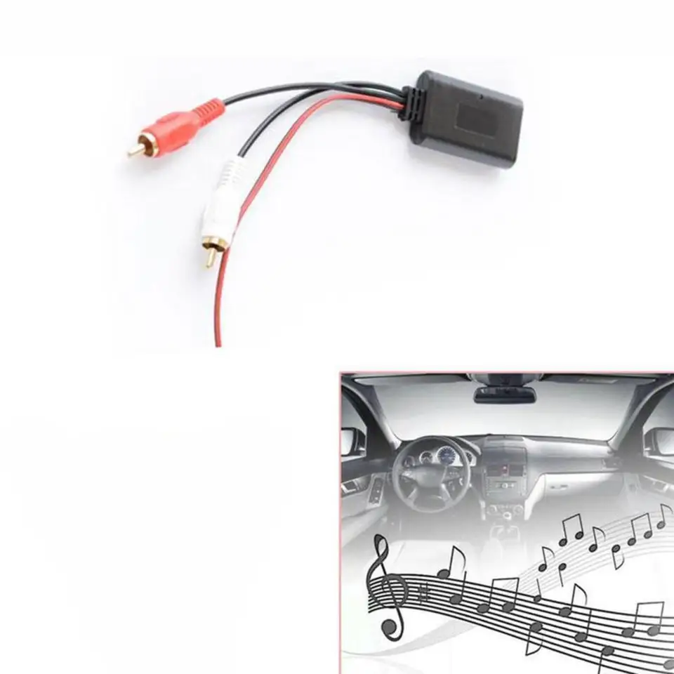 Universal Bluetooth Aux Modul 2 RCA Adapter Adapter Car Radio Stereo Aux Bluetooth Adapter Adapter pre BMW Pioneer