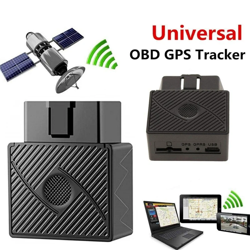 Universal CAR OBD2 GPS GPRS Tracker Tracker Tracking Zariadenie OBDII Plug and Hours Truck Truck Real Time Locator Viacnásobný poplach