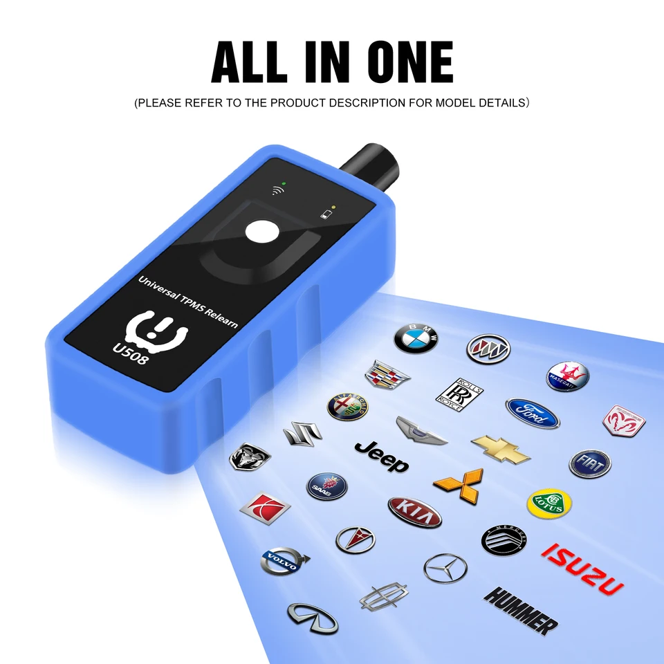 Universal CAR TPMS RESET Tool Automatické pneumatiky Monitor tlaku Sensor Systém na prejdenie nástroja U508 pre Ford Opel BMW Jeep GMC Chevrolet