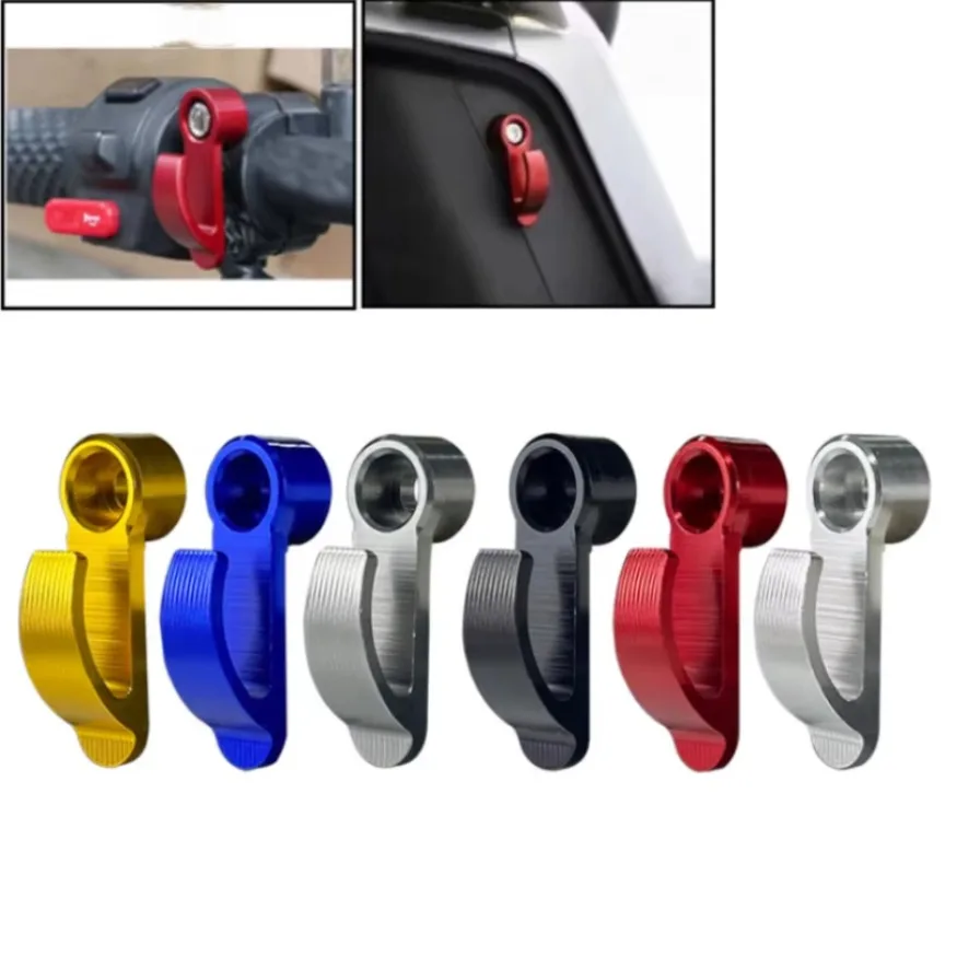 Universal CNC hliníková zliatina zliatiny motocykla s jedným otvorom Hook Hock Bag Držiteľ držiaka Fit for Dirt Bike Electric Scooter Moped 1x