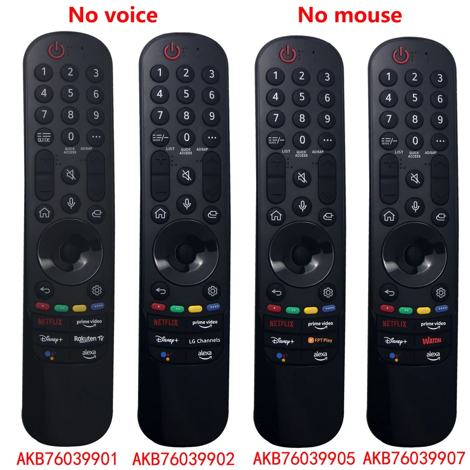 Universal diaľkové ovládanie MR22GA AKB76039901 AKB76039902 AKB76039904 AKB76039905 AKB76039907 pre MR22GA TV bez hlasového kurzora