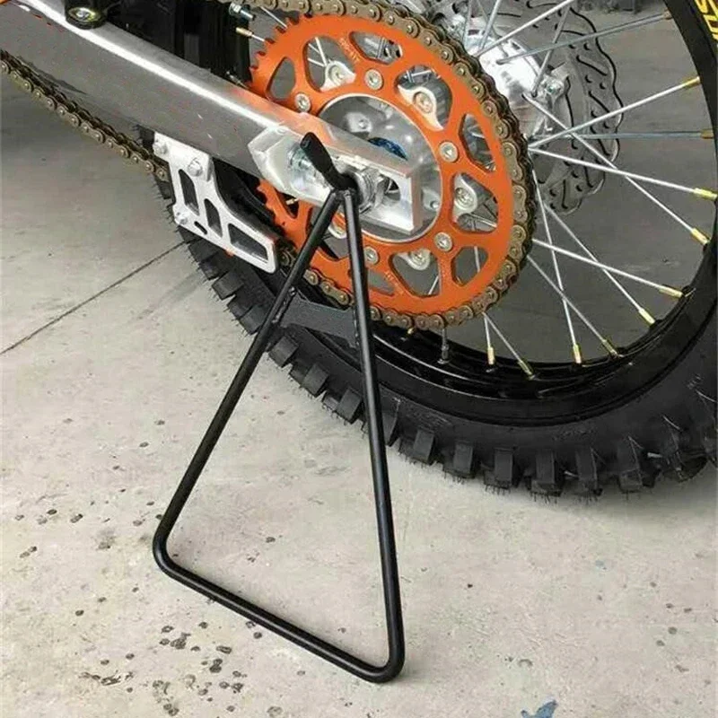 Universal Dirt Bike MX motokros kickstand motocyklové príslušenstvo Čierna oceľ Motocyklový trojuholník bočný stojan 1pc