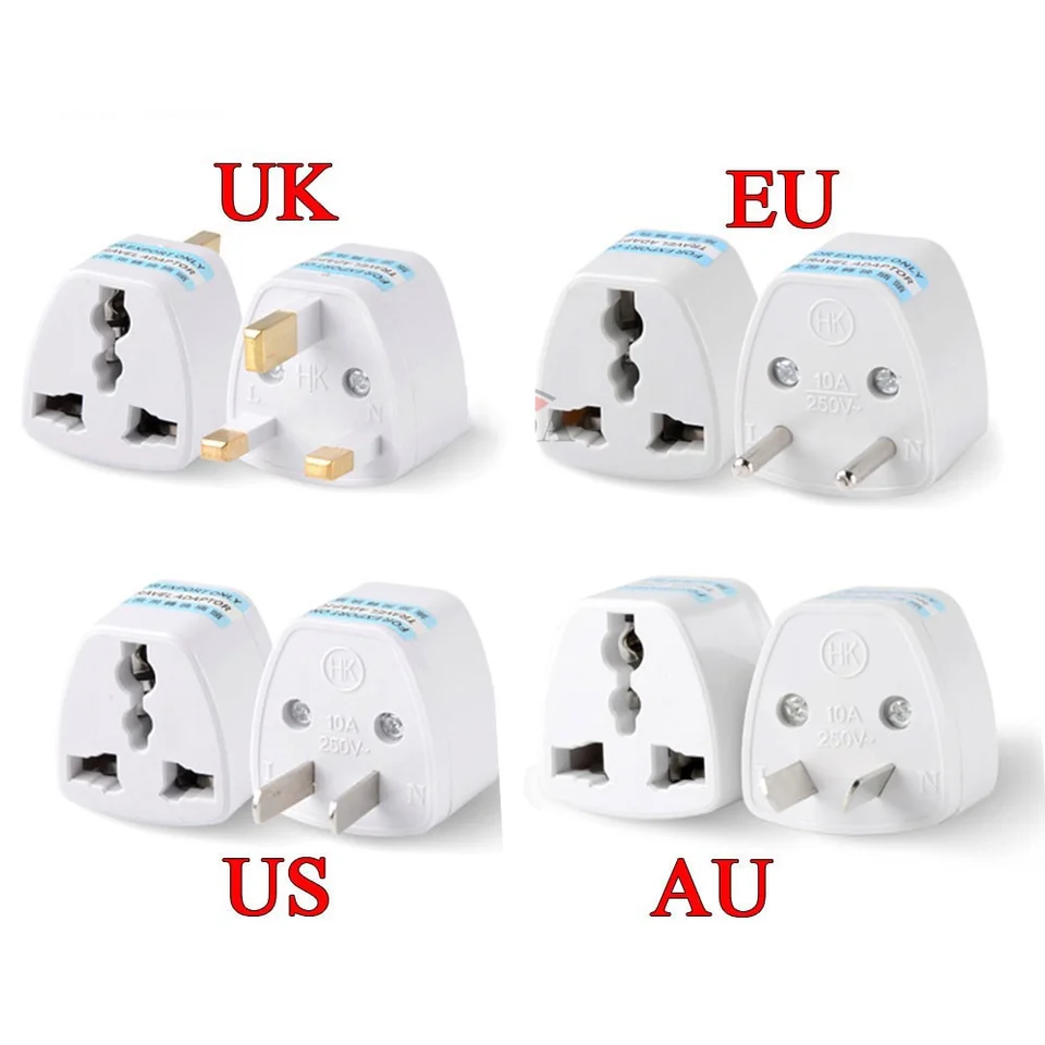 Universal EÚ UK USA GER Adapter Európske nemecké zásuvky