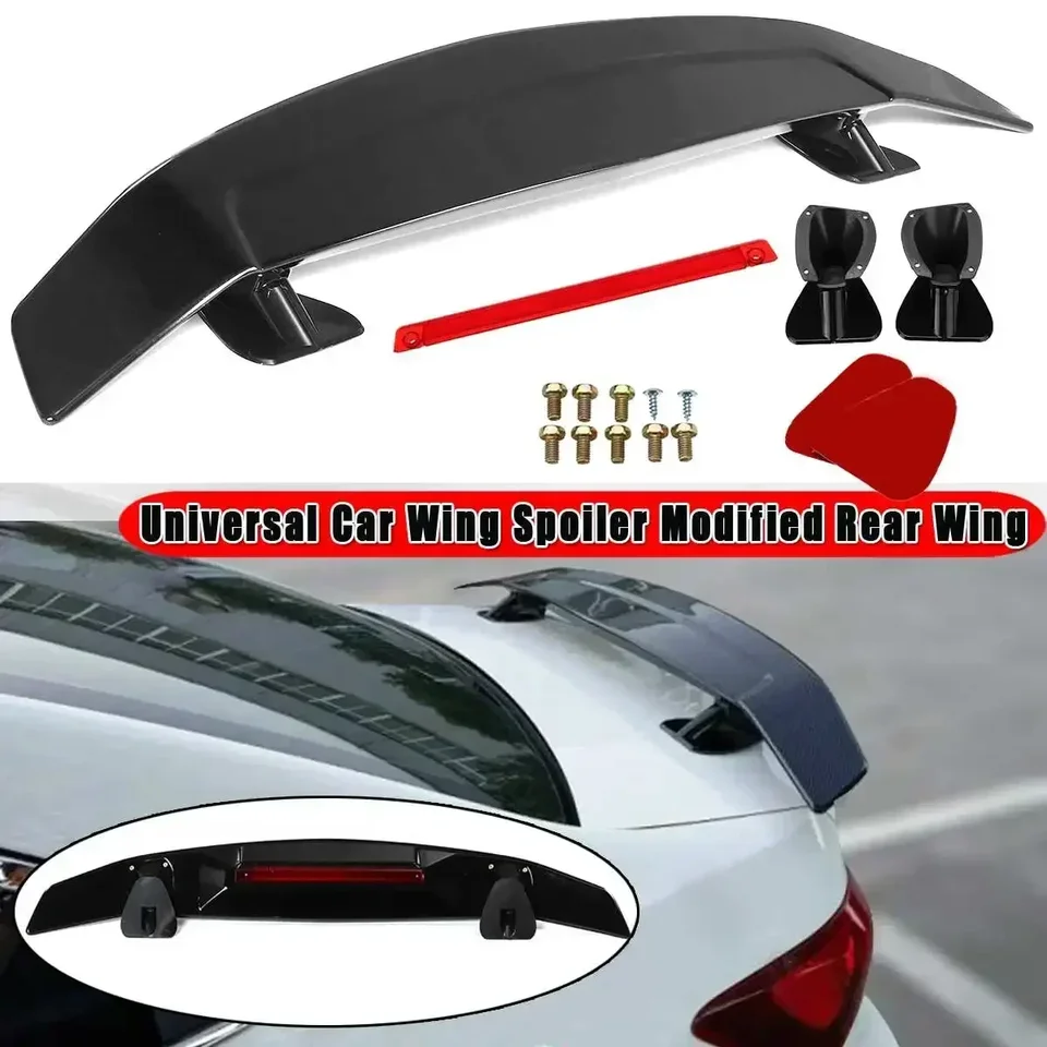 Universal Racing Sport Zadný kufre kufra topánok veko automobil Spoiler Lip Wing pre väčšinou sedanové auto lesklé čierne pre Nissan pre Toyota Body Kit