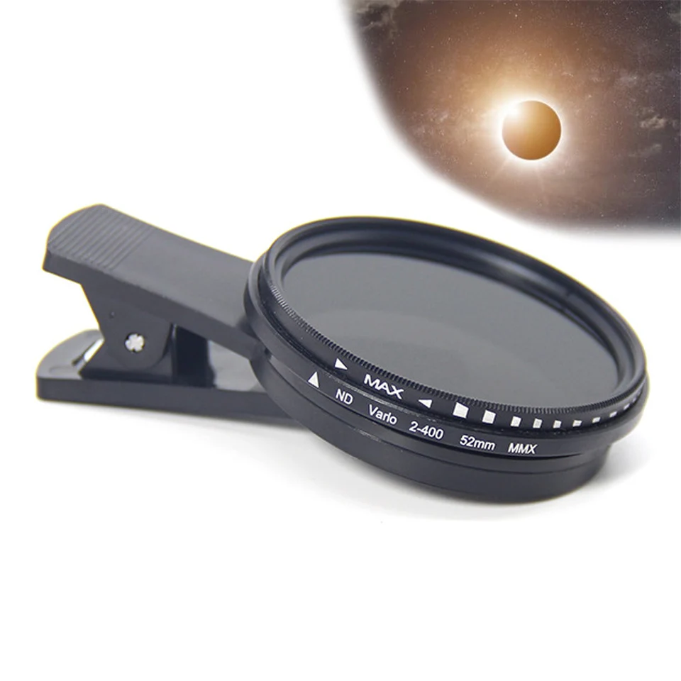 Universal Solar Eclipse Smartphone objektív s klipom pre iPhone 15 Pro Max Xiaomi 14 Samsung Poco OnePlus Solar Solar Eclipse Filter