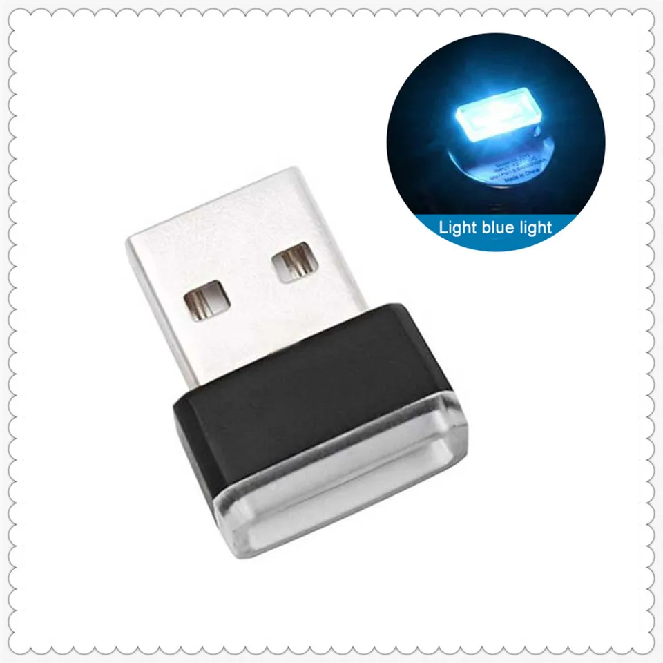 Universal USB Auto doplnky Atmosféra Svetlo pre Toyota Vios Land Cruiser Tundra Fj Cruiser Rav4 Crown Avalon