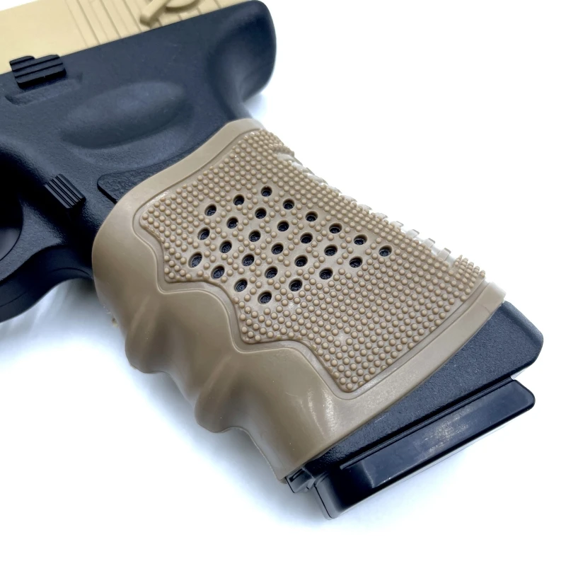 Univerzálna pištoľ anti-sklz taktickú zbraň Gumber Chráni krycí grip rukoväte glock puzdro Hunting čierne pištole Príspevky