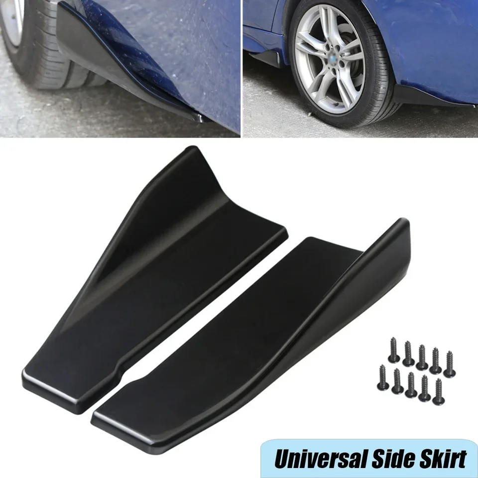 Univerzálna predná bočná sukňa a zadný nárazníkový splitter Winglets Canard pre Audi A3 A4 A5 S3 S4 S5 RS5 A6 A8 A8 TT