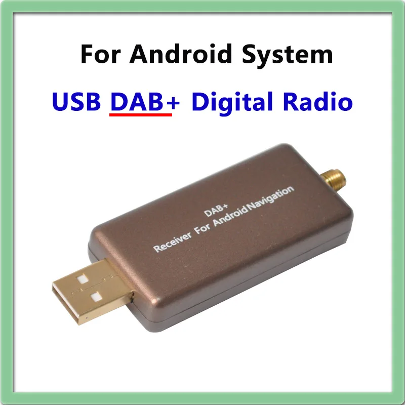 Univerzálna vysoká citlivosť CAR USB Digital Radio Radio DAB prijímač vstavaný APK Vhodný pre Android 12 Navigačný systém DVD Play