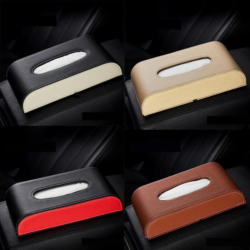 Univerzálne autá Tissue Box Creative Drsen Držiteľ back sedadla Tissue Bag Organizátor automatické interiérové ​​úložisko
