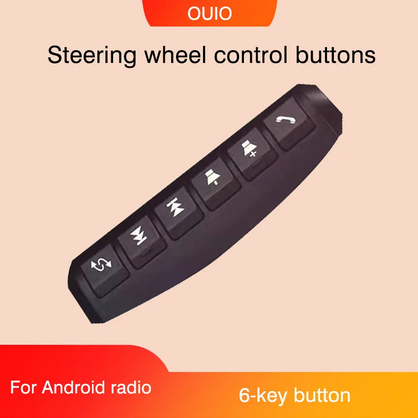 Univerzálne bezdrôtové vozidlo Control Wheel Control Multifunkcia Tlačidlo DVD DVD Player GPS navigačné rádio Diaľkové ovládanie tlačidla