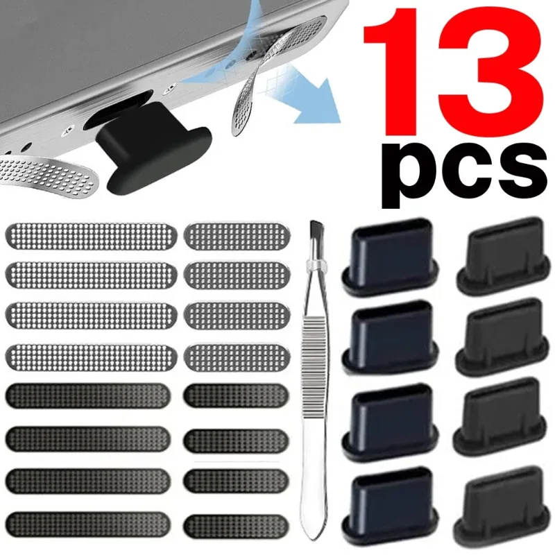 Univerzálne kovové sieťové anti-prach Proof Adhesive Net Cover Sticker pre iPhone 16 15 Pro Max 16 Plus reproduktorové diery Anti-Dust Shota
