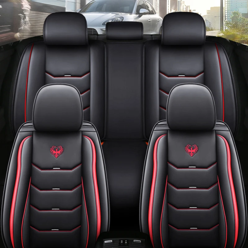 Univerzálne kožené autosedačky pre sedenie pre autosedačky pre Volkswagen Arteon Caravelle Sharan Scirocco Passat B8 B5 B6 B7 Accsesories Interiér detaily