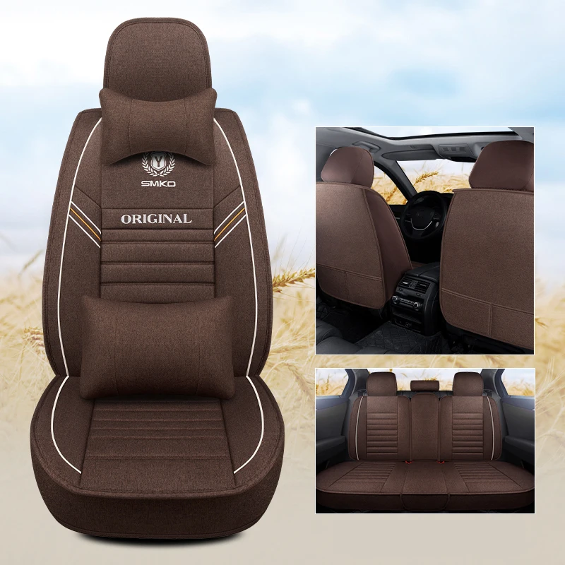 Univerzálne kryty autosedačiek pre Volkswagen Golf 5 7 Gol Polo Jetta Id4 Bora Passat B5 B6 B7 B8 B9 Tiguan Auto Interiér