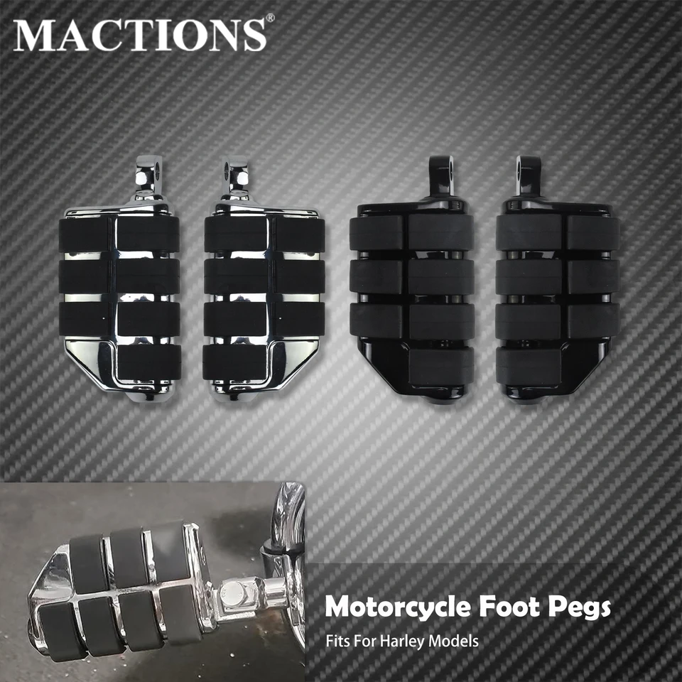 Univerzálne motocyklové pegs kolíky Male Mount 1,25 
