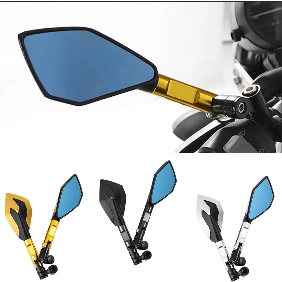 Univerzálne spätné zrkadlo pre motocykel pre Yamaha YS 150 TMAX 530 TDM 850 FZ6N MT10 C8 NMAX Motorické doplnky