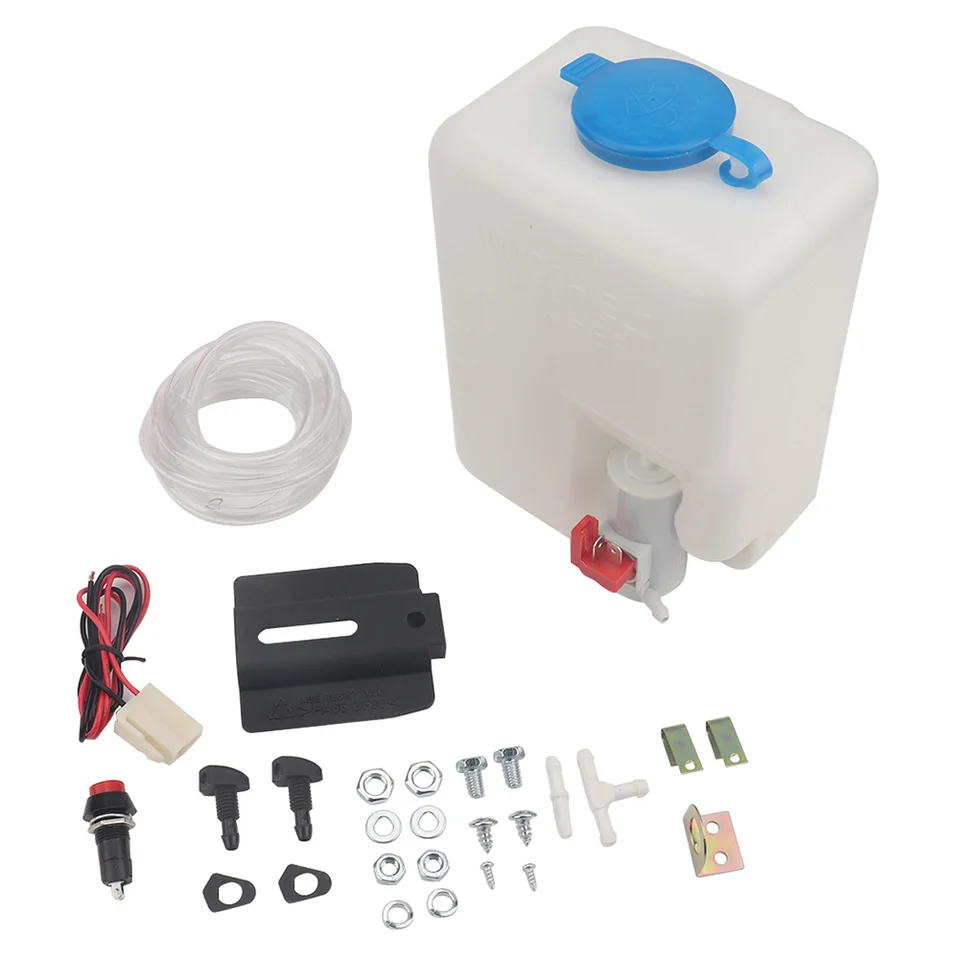 Univerzálne čelné sklo podložky kvapalina Kvapalina 12 V 1,5 l tryska Sprafer Kit auto čelné sklo nádrže na čerpadlo
