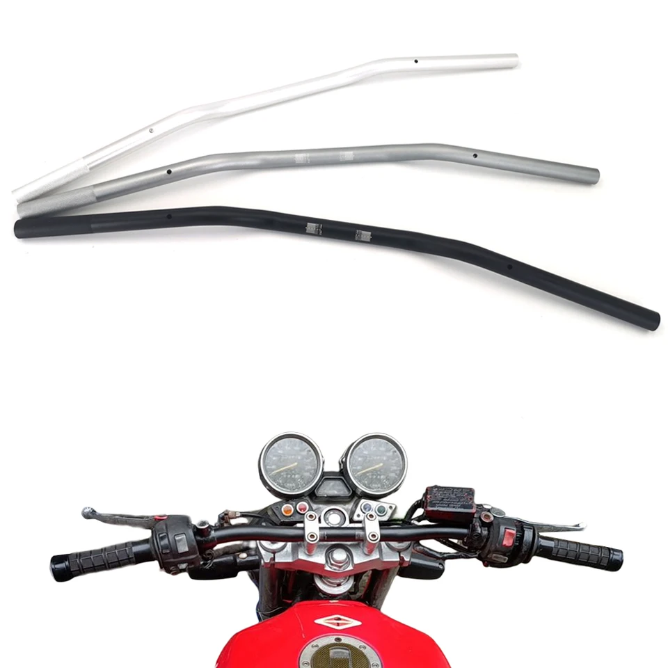 Univerzálny 22 mm motocyklový riadidlá eloxizujúci hliníkový zliatinový volant pre Kawasaki Yamaha Suzuki Honda CG125 R15 R3 TNT125