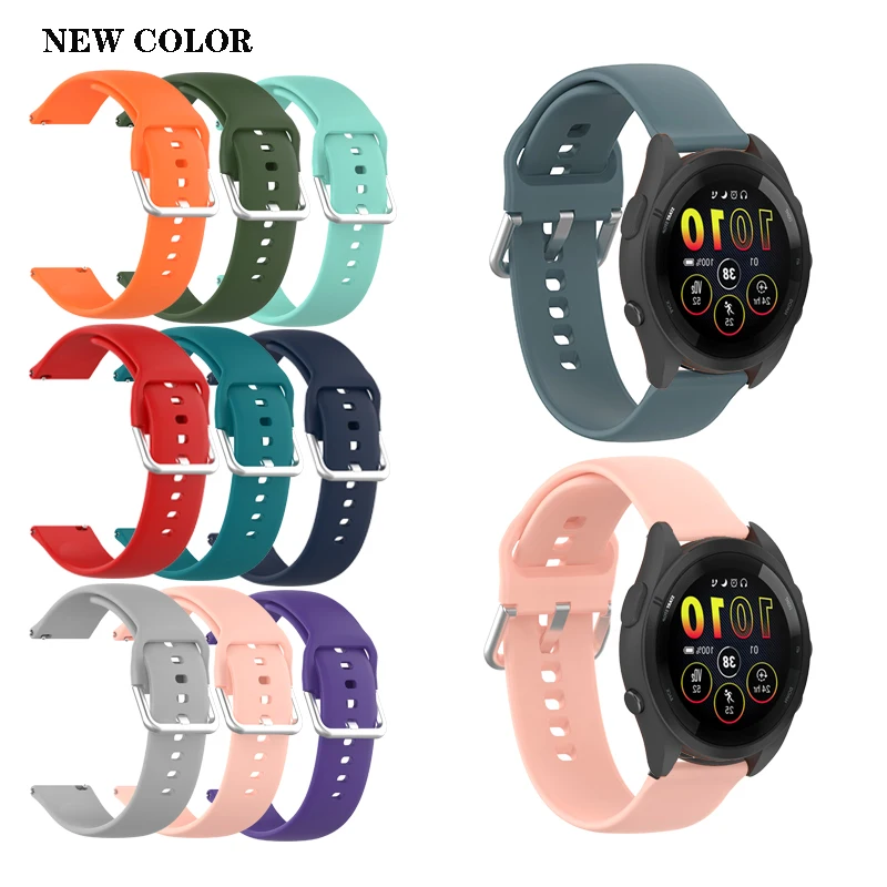 Univerzálny 22 mm mäkký silikónový remienok pre Garmin Forerunner 265 255 / Venu 3