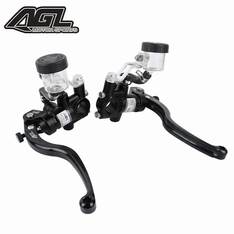 Univerzálny AGL Motocykel radiálny držiak brzdový hlavný valček spojka páka Motocyklová hydraulická čerpadlo brzdová páka