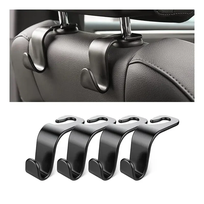 Univerzálny autosedací sedadla hlavy Hook pre automatické zadné sedadlá Organizátor Hanger Storage Držiak pre kabelkové kabelky Cashle Coats