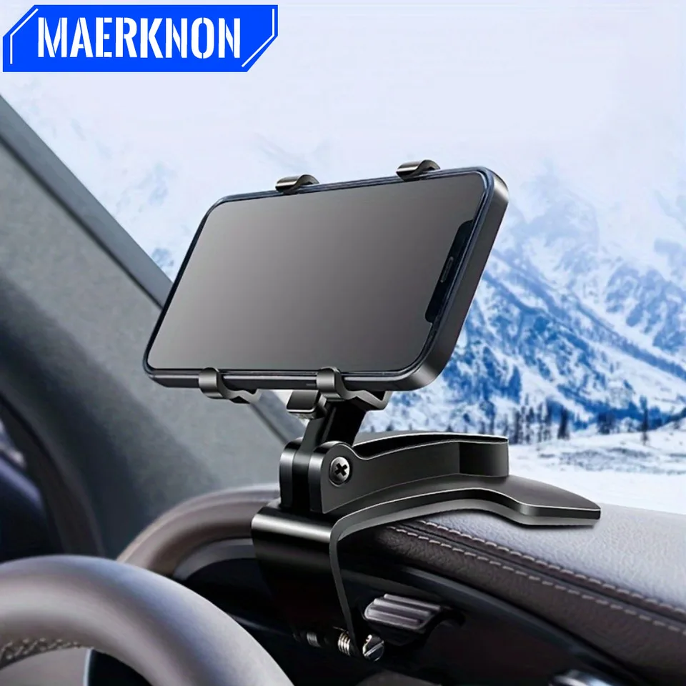 Univerzálny držiak na držiak na dosku Dash dosky automobilu Smartphone stojan 360 ° Rotácia prenosná podpora GPS podporná konzoly pre iPhone Samsung Xiaomi