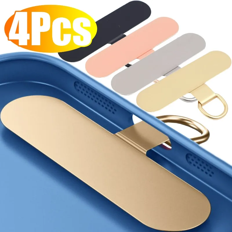 Univerzálny kovový mobilný telefón nalievaná patch crossbody zápästie zápästia Tether Tether Tabs Závesné lane tesnenia Náhradné náplasť z nehrdzavejúcej ocele