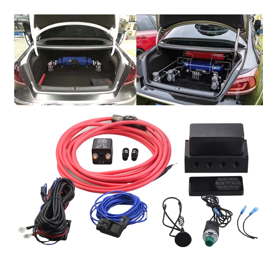 Univerzálny LCD Bluetooth kompatibilný 5 pamäťový edícia Riadiaca jednotka Air Ride Suspension Kit Pneumatic/Airlift