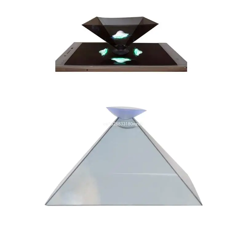 Univerzálny mobilný telefón 3D hologram Py-Ramid Display Standor Stand for Smart Mobi Dropship