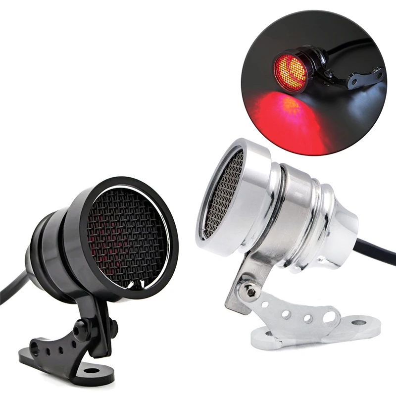 Univerzálny motocykel 12V LED zastávka lampa BRKZE LIPTICKÉ ZARIADENIE TACHILNÉHO SVETLA PRE HONDA YAMAHA Kawasaki Suzuki Sportster Bobber Chopper