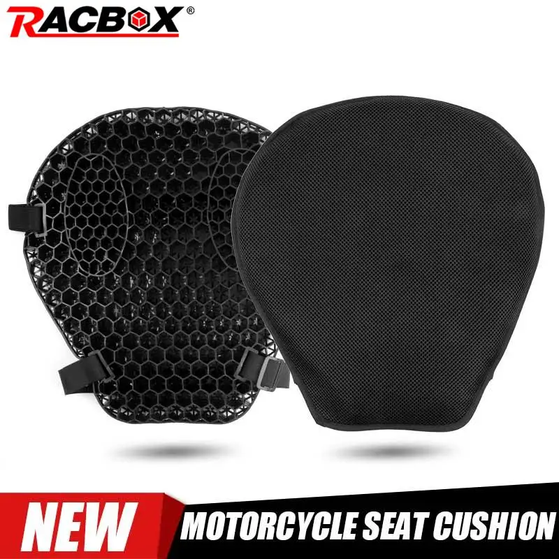 Univerzálny motocykel 3D vzduchová tkanina Comfort Comfort Cashed sedadlo vankúš na vodotesné motocykle dodávky dekompresie