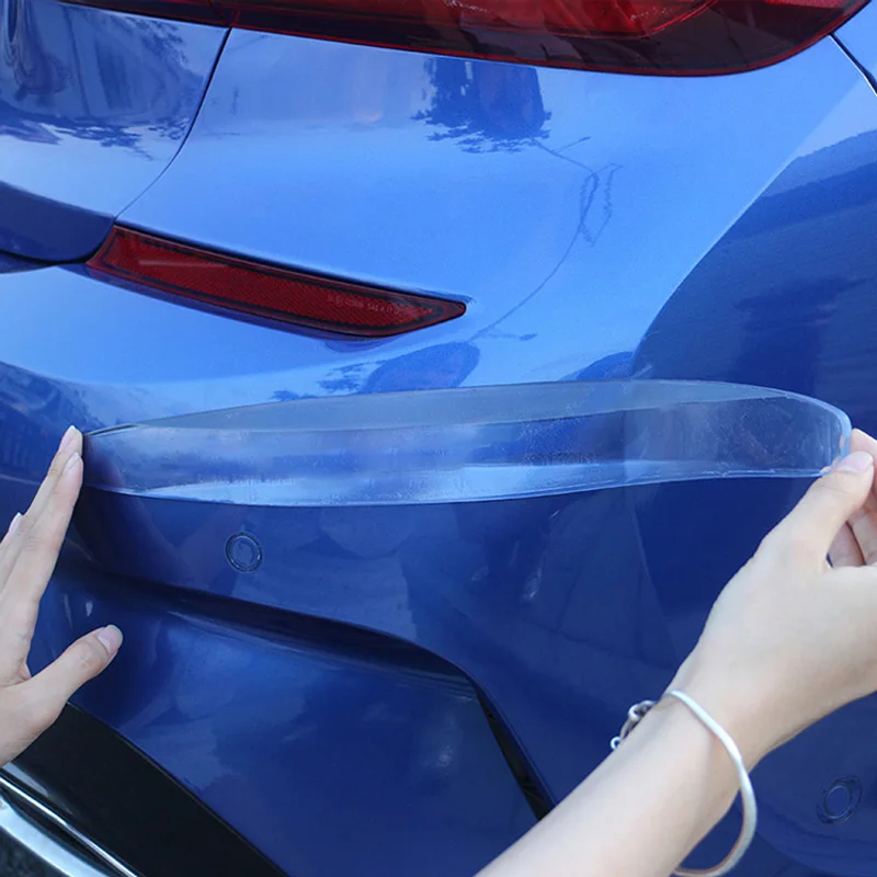 Univerzálny nárazník automobilu proti kolegu na strážny strážny strážny rohový nálepka na ochranu nálepky Blade Car Gum Guma Scratch Protector pre BMW