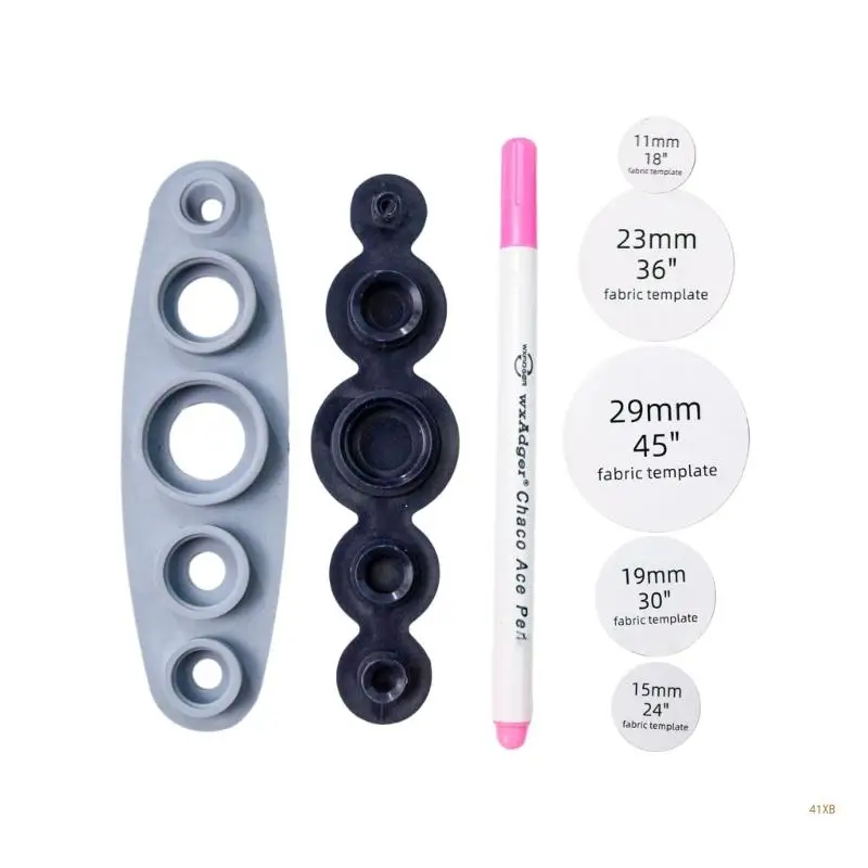 Univerzálny nástroj 41xb pre tlačidlo krytu Vytvorte si vlastné zakryté tlačidlá (veľkosť 11-29 mm)
