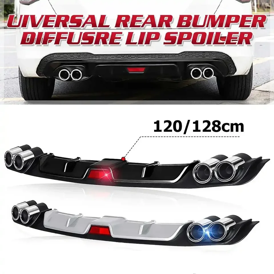 Univerzálny rozptyľovač zadného nárazníka automobilov pre pery pre BMW E46 E60 E90 pre Ford Focus 2 pre Audi A3 CAR-ABS PLASTOVÁ KITOVÁ KIT