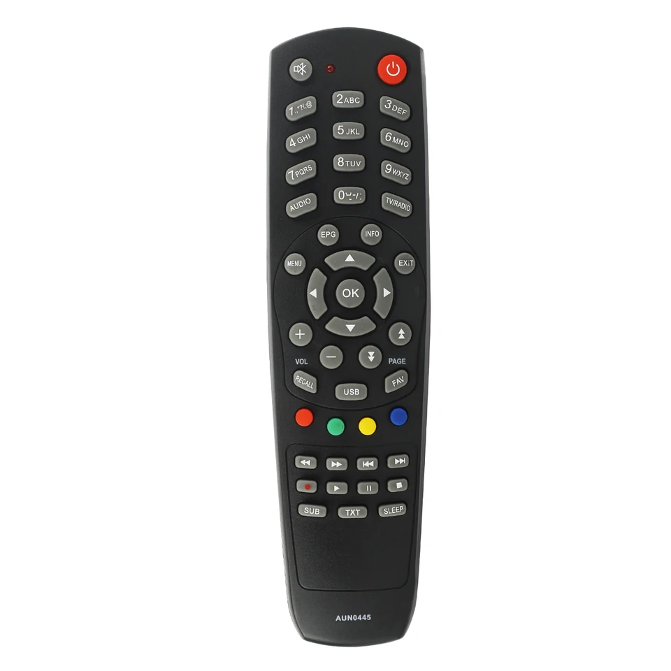 Univerzálny satelitný prijímač diaľkového ovládania Všetci model používajú východnú východnú Európu Africa TV DVB Box DVB-4100 Beetel RC7405 Venus
