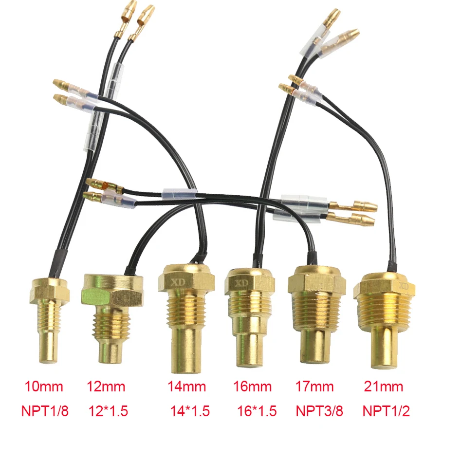 Univerzálny snímač teploty vody Senzor Teplota teploty voda teplota 12 V/24 V 10 mm 12 mm 14 mm 16 mm 17 mm 18 mm 21 mm