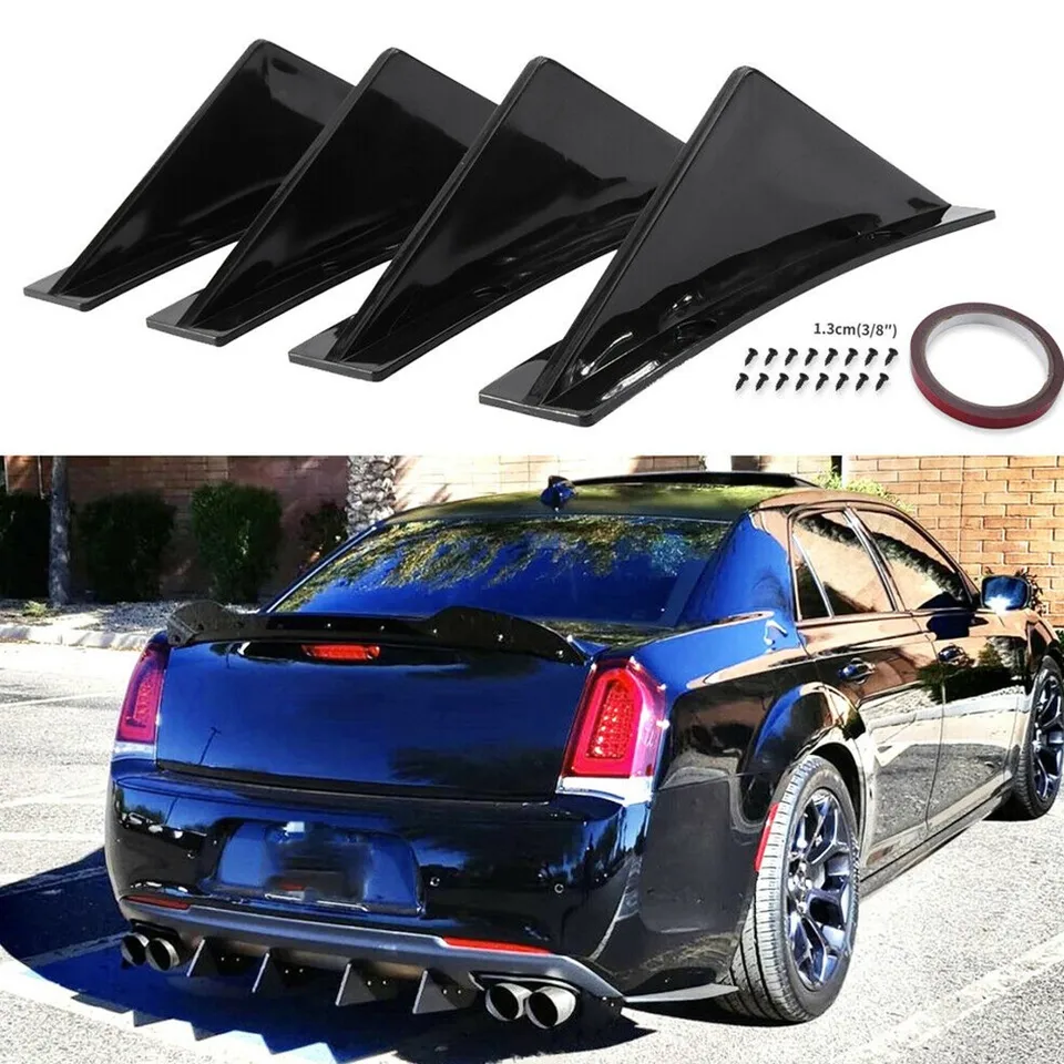 Univerzálny spojler zadného nárazníka automobilu ABS ABS Proti-Collision pre bočné sukne pre autá Ford Focus MK1 Renault Clio 5