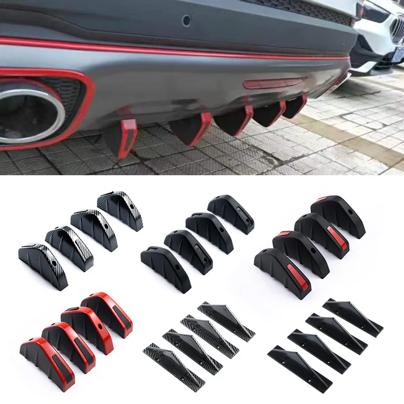 Univerzálny spojler zadného nárazníka automobilu ABS ABS Proti-Collision for Alfa Romeo 159 Tuning Defender 110 F80 m3 A6 C7 Časti kolesá