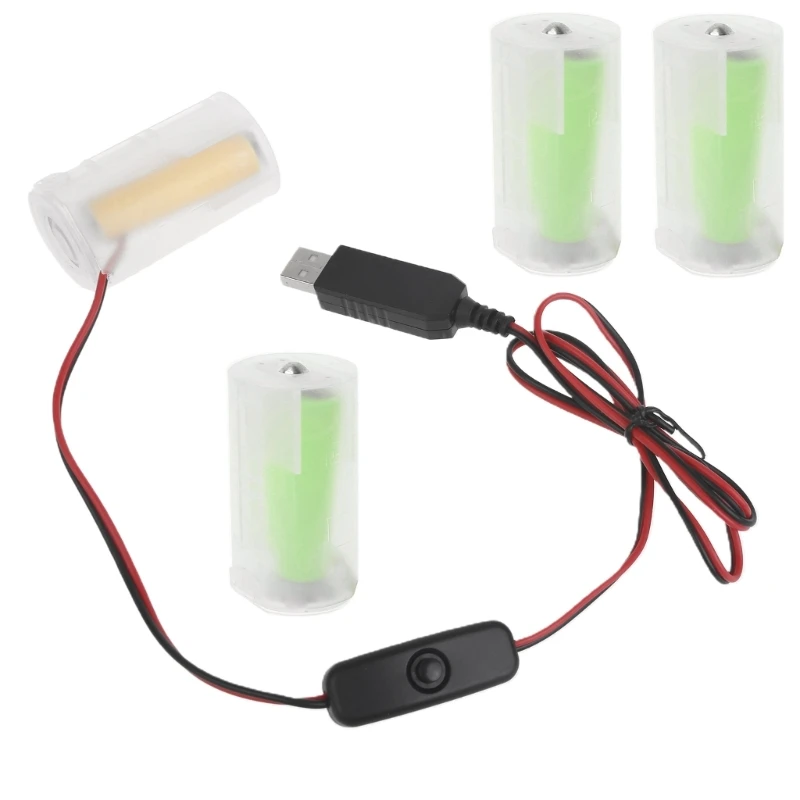 Univerzálny USB 5V 2A až 1,5/3/4,5/6v1a LR20 D ELIMINÁCIA ELIMINÁCIE Vedenie napájacieho kábla