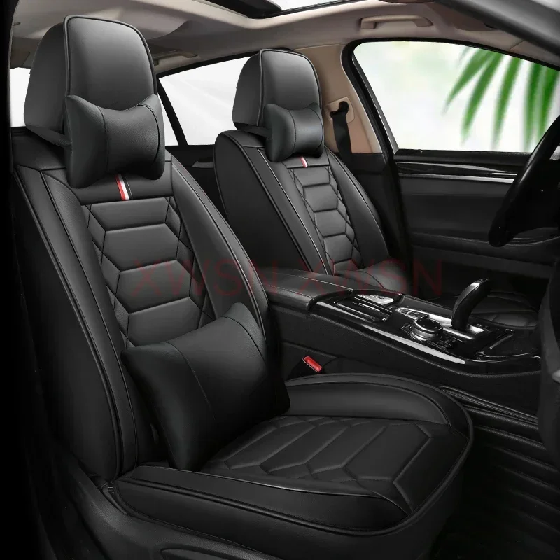 Univerzálny štýl umelého koženého autosedačky pre sedadlo pre Kia Rio BMW G20 Hyundai Kona Renault Scenic 2 Hilux Interiérové ​​príslušenstvo