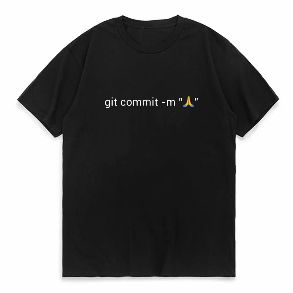 Unix T košele Men ženy github git programátor Developer Developer Funny git spáchanie modlite