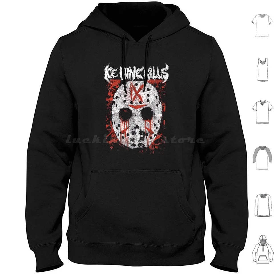 Untitled Hoodie Cotton Long Ruckve Ice deväť zabití deväť metalovej kapela hudba Ice Kills emo Metalcore Hardcore Punk Horror Heavy