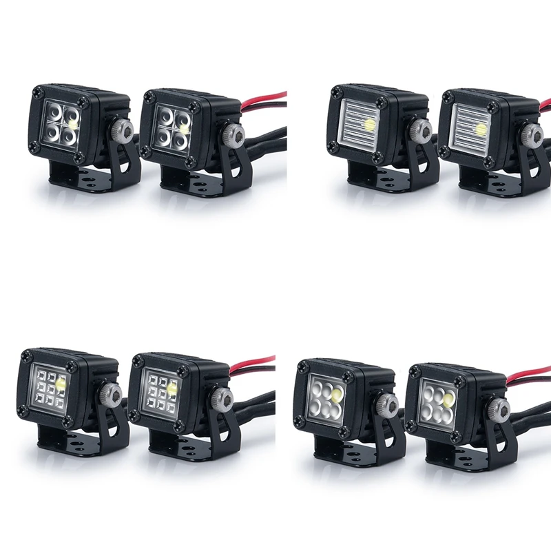 Upravené svetlomety Spotlighty Spotlighty Top Lights Bumper Lights pre axiálne SCX10 Jeep Traxxas TRX4 TRX6 1/10 RC Crawler CAR