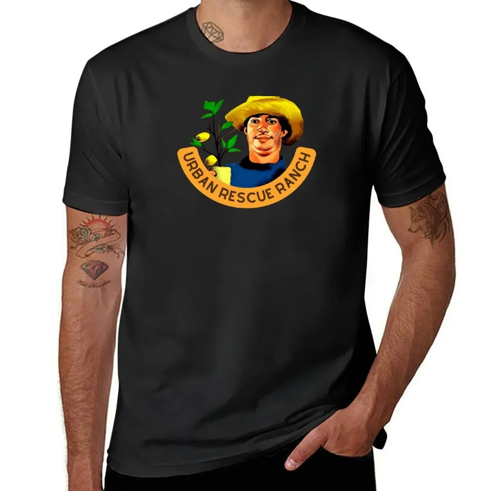 Urban Rescue Ranch, Urban Rescue Ranch, Tričko Baggy Tirls Vintage Graphic Tee Men Clothings