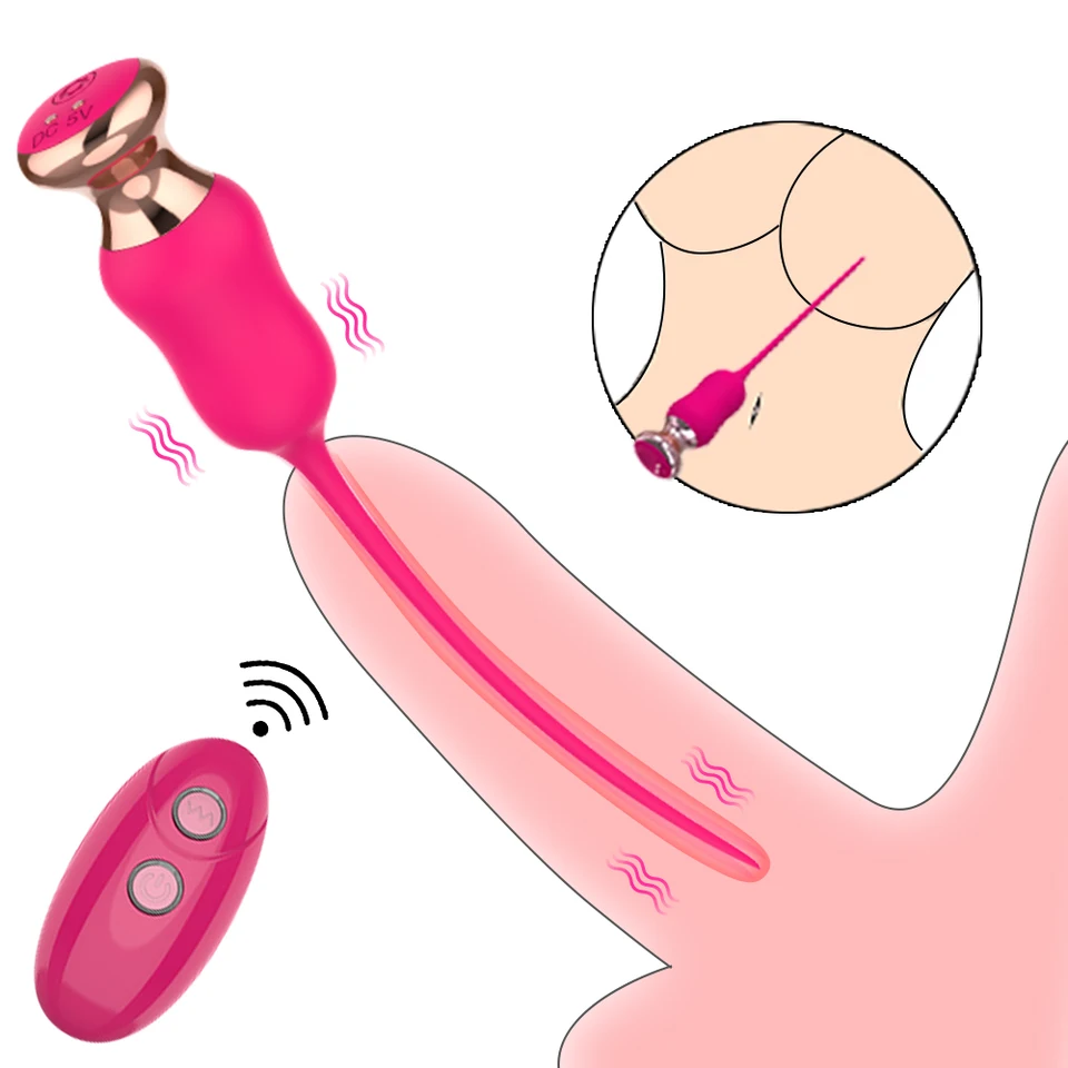 Uretrálne katéter dilatátory penis plug vibrátor sexuálne hračky pre muža vibračná močová zástrčka stimulátor bezdrôtového diaľkového contriolu
